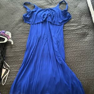 Blue long dress